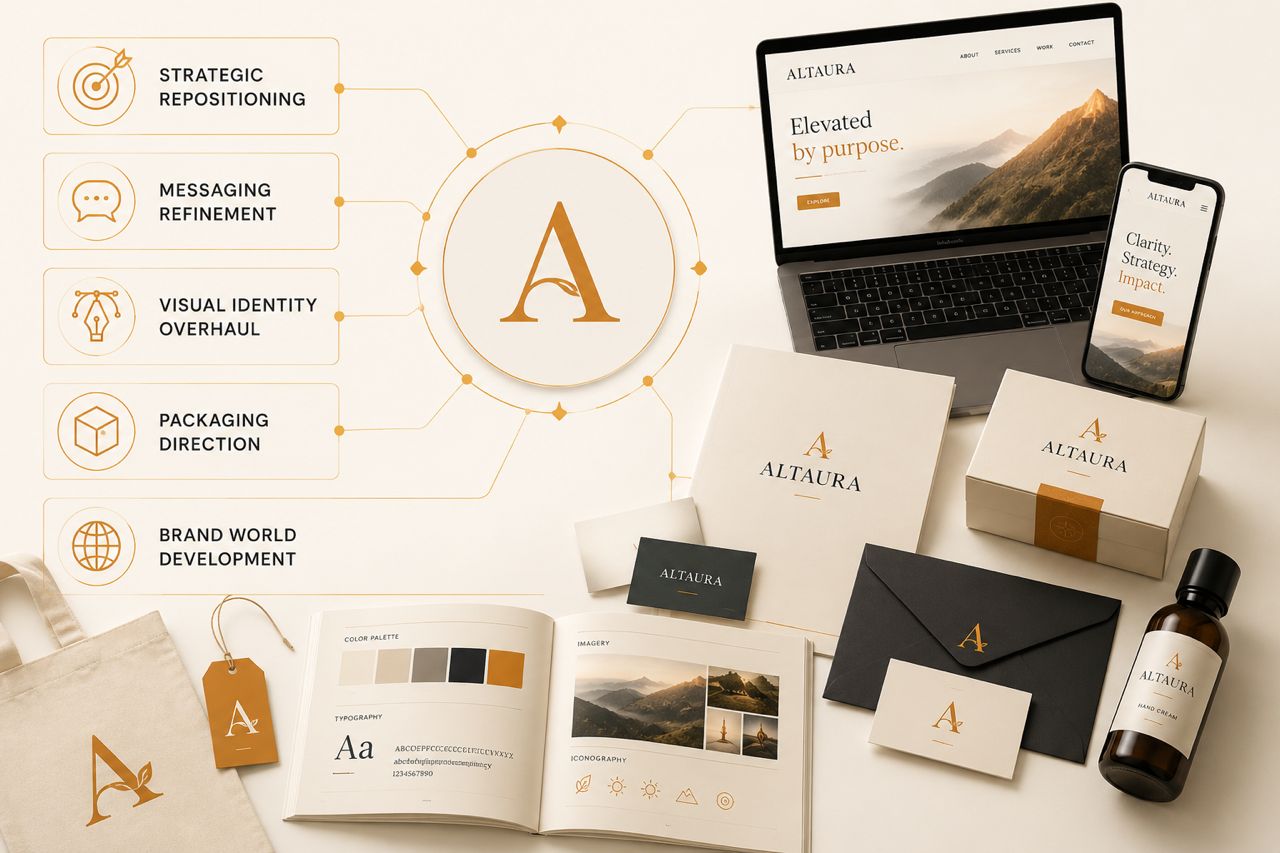 Brand Transformation by Altaura